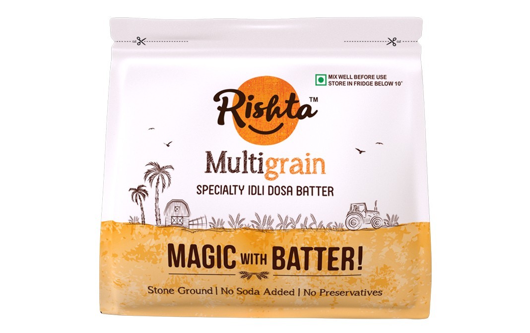 Rishta Multigrain Specialty Idli Dosa Batter   Pack  800 grams